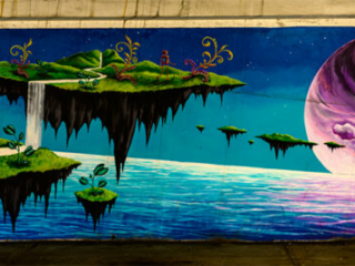 Vernon Parkade Graffiti - 1