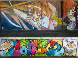 Vernon Parkade Graffiti - Jan 2025